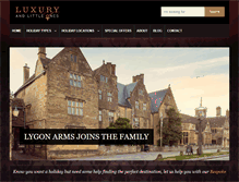 Tablet Screenshot of luxuryandlittleones.com